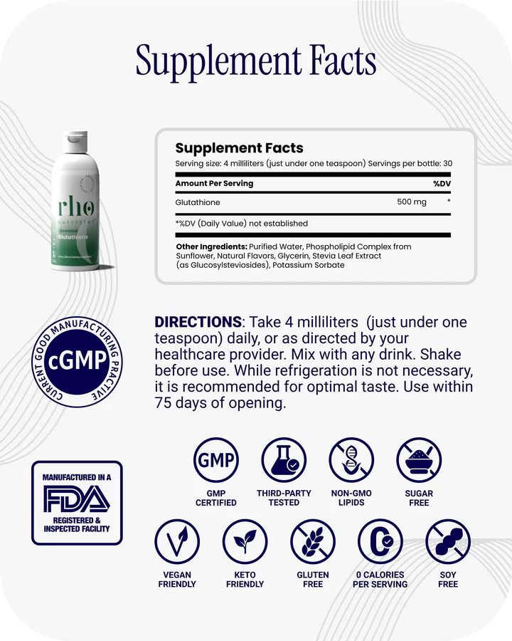 Liposomal Glutathione Master Antioxidant